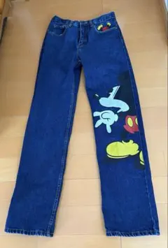 CENTIMETER デニムパンツ ライトブルー 刺繍 バックポケット - メルカリ