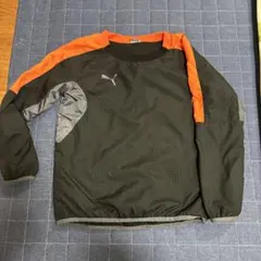 PUMA ピステ・ウィンドブレーカー ブラック/オレンジ