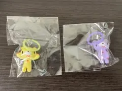 いたずらぐまのグルーミー めじるし 威嚇イエロー 立ちパープル 2個セット！