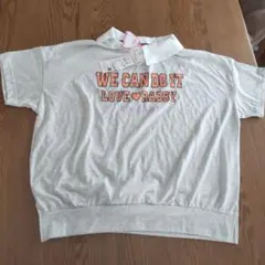 新品未使用)衿の取り外し可！半袖Tシャツ！150cm！定価2838円