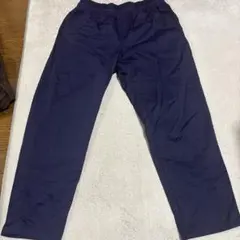 ネイビー イージーパンツ ゴムウエスト