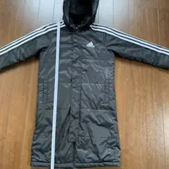 adidas フード付き ベンチコート 黒140