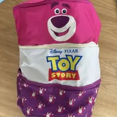 トイストーリー ロッツォ　大きな三段収納バスケット　ディズニー