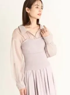 新品未使用ビスチェシアープルオーバ ドッキング　スナイデル　SNIDEL