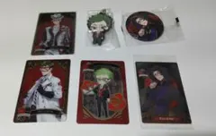 ディズニー　ツイステッドワンダーランド　缶バッジ　　ラバーストラップ　トレイ