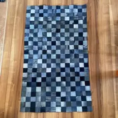 デニムリメイク　パッチワーク