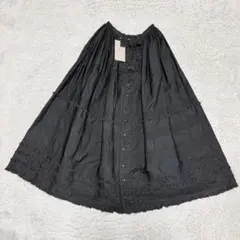 【新品タグ付】PINK HOUSE ピンクハウス リボン フリル ロングスカートのサムネイル