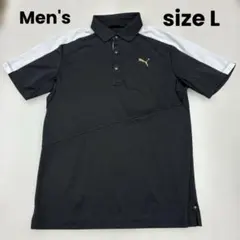 【美品】PUMA メンズ ゴルフ 半袖ポロシャツ L