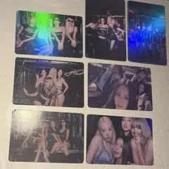 BLACKPINK トレカ　ロゼ　リサ　ジス　ジェニ 7枚セット
