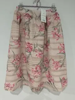 tocco closet 花柄フレアスカート ピンクのサムネイル