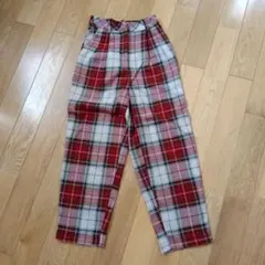 エイチアンドエムのチェックパンツ