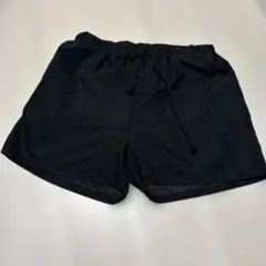 ショートパンツ ウエストゴム　黒　XL