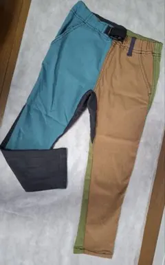 BREEZE☆キッズ120サイズ　配色デザインストレッチ素材パンツ