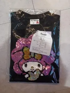 マイメロディ クロミ　スパンコール Tシャツ 90cm 黒