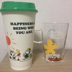 スターバックス　スヌーピー　グラスマグ