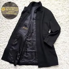 【美品】DURBAN ダーバン ロロピアーナ スタンドカラーコート 黒 L