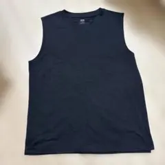 【UNIQLO】 エアリズムコットンノースリーブTシャツ