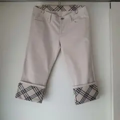 三陽商会　BURBERRY LONDON BLUE LABEL 9分丈パンツ