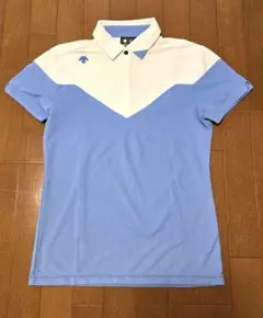 DESCENTE GOLF ポロシャツ ネイビー Mサイズ - メルカリ