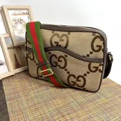 ✨極美品✨GUCCI グッチ 　ジャンボGG　メッセンジャーバッグ　ショルダー