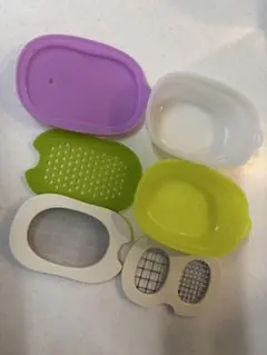 コンビ　離乳食 調理セット 蒸し器 こし器 すりおろし器