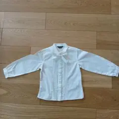 COMME CA ISM 長袖シャツ 110A ホワイト