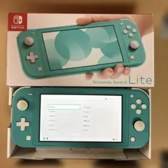 Nintendo Switch Lite ターコイズ スイッチ ライト本体 箱付
