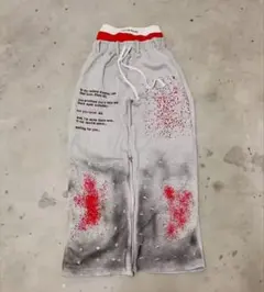 グレーのジョガーパンツ y2kスエットパンツ