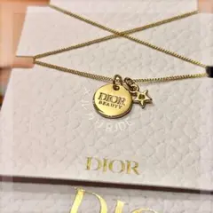 【新品未使用】DIOR 正規品 ノベルティ ゴールド ネックレス チャームのサムネイル