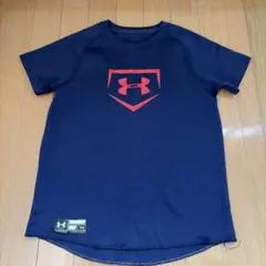 UNDER ARMOUR ネイビー Tシャツ YLG