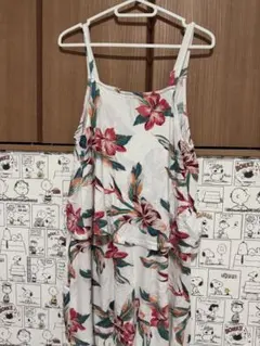 ROXY フラワープリント キャミワンピース