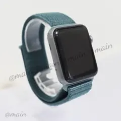 アップルウォッチ 42/44/45/49mm スポーツループ バンド グリーン