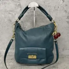 美品◎ COACH コーチ 2way シボ革 ショルダーバッグ 紺 31323 美品◎ COACH コーチ 2way シボ革 ショルダーバッグ 紺 31323 - メルカリ
