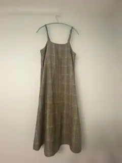 Ray Cassin レイカズン キャミワンピース ロング チェック