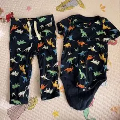 baby GAP 恐竜柄ロンパース・カバーオール 12-18ヶ月