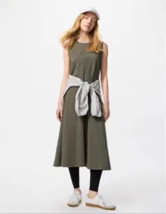 ✨エアリズム　ＵＶカットレギンス　10分丈　BLACKブラック 黒