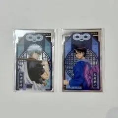 銀魂 お守り型クリアシート 銀時・新八