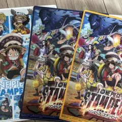 ONE PIECE STAMPEDE クリアファイル 3枚セット