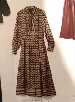 グレースコンチネンタル ワンピース ハートキカプリントワンピース 38