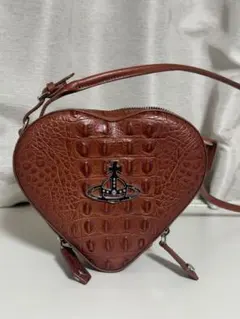 vivienne westwood ハートバッグ　クロコ