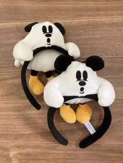 【ディズニー】ハロウィン　ミッキー　おばけ　カチューシャ