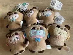 動物サンリオキャラクター ぬいぐるみ6体