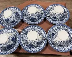 昭和初期　鳳凰柄【カップ＆ソーサー】エッグシェル　6客セット 昭和初期 鳳凰柄【カップ＆ソーサー】エッグシェル 6客セット - メルカリ