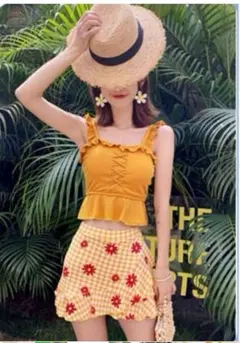 激安！♡セパレート水着　黄色　可愛い　女の子らしい