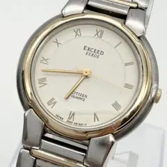 稼働品 CITIZEN シチズン エクシード EUROS メンズ 腕時計 コンビ