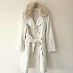 アクシーズファム　レースボンディングコート　ロングコート