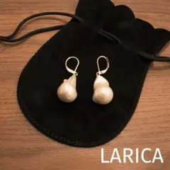 LARICA バロックパールピアス フレンチフック