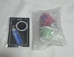 BTS ARIH 非売品 キーホルダー 未使用 ドリンク缶 カップ麺