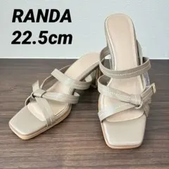 新品未使用✨RANDA 結びベルト ミュールサンダル グレージュ 22.5cmのサムネイル