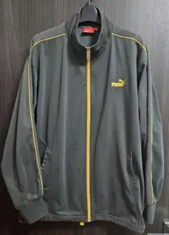 PUMA プーマ　ワンポイント刺繍ロゴ　トラックジャケット L